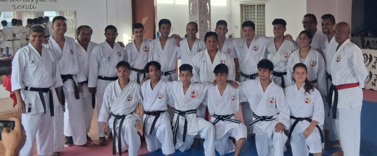 Participantes y evaluadores del examen avanzado Inochi Kai Yaracuy 2025